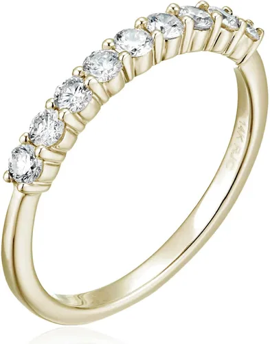 Vista 2 de Vir Jewels 12 cttw Certified I1-I2 Diamond Wedding Band 14K Yellow Gold 9 Stones