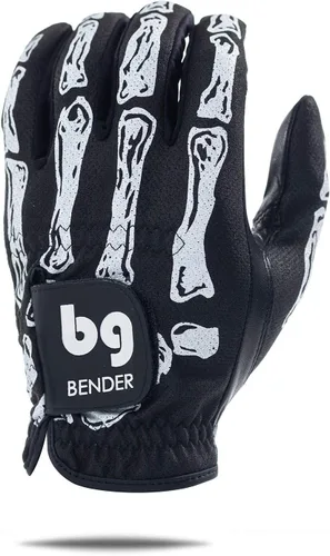 Vista 6 de BG Bender - Mens Golf Glove, Durable Mesh Golf Gloves, Unique Golf Gloves - Left-Hand Glove (Worn on the Left Hand/for Right-Handed Golfers)