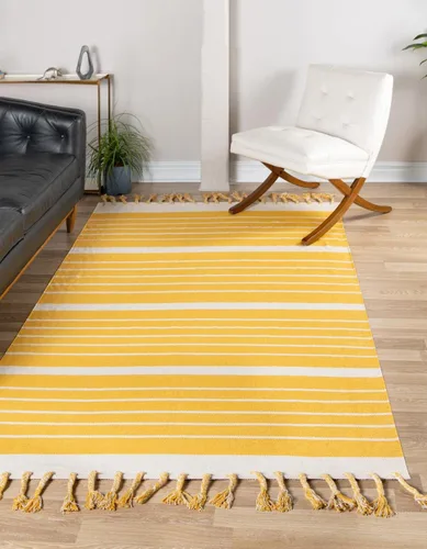 Vista 21 de Unique Loom Chindi Cotton Collection - Alfombra de área - Sophie (2 pies 2 pulgadas x 6 pies 1 pulgada, color aguamarina y blanco)