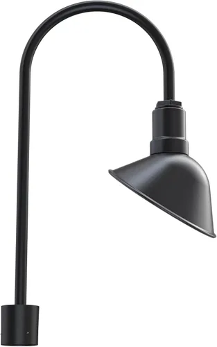 Vista 38 de Steel Lighting Co. Luz de Letrero de Tienda Venice para Pared de Acento de Restaurante al Aire Libre Cúpula de 9 pulgadas Brazo Recto de 6
