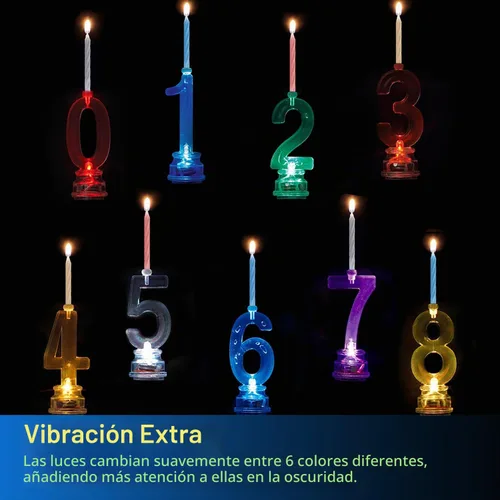 Vista 7 de Novelty Place - Vela LED Número 3