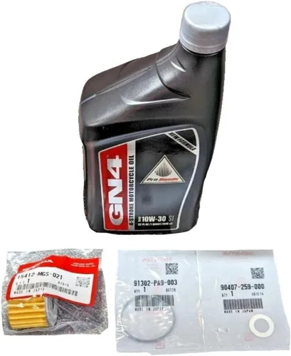 Vista 2 de Kit de cambio de aceite OEM compatible con Honda Grom, Mono y Super Cub 125 (2022-2025)