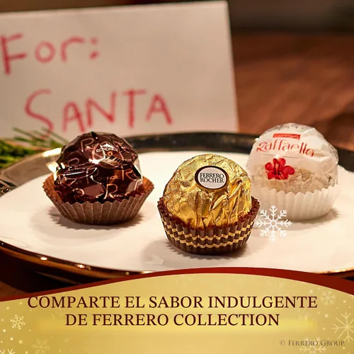 Vista 5 de Ferrero Collection - Confites y chocolates surtidos, caja de regalo de temporada de 12 piezas