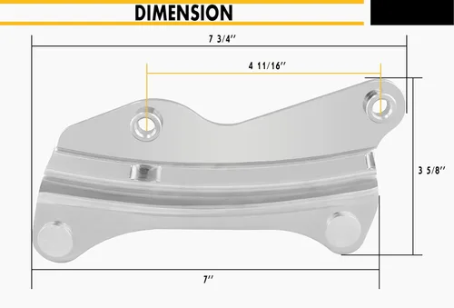 Vista 3 de Kit de hardware de acoplamiento de 4 puntos para Harley Touring Electra Glide Road Glide Street Glide Road King 2014-2026 (cromo) Electra Glide