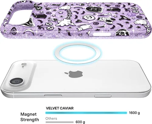 Vista 971 de VELVET CAVIAR Funda para iPhone 15, compatible con MagSafe, probada contra caídas de 10 pies, fundas protectoras de diseño, leopardo color rosa