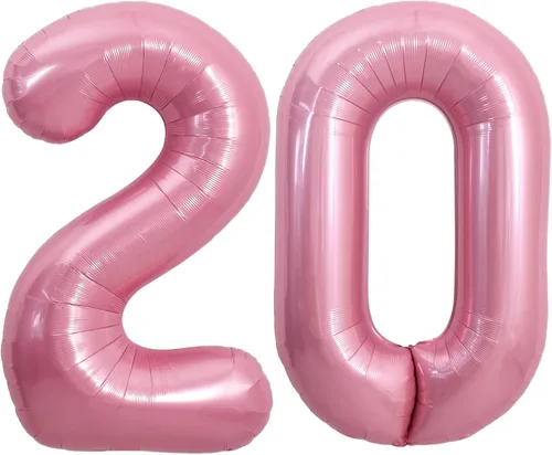 Vista 25 de Toniful - Globos de helio grandes de números del 0 al 9 de 40 pulgadas, color negro, globos digitales de número 0, globos de papel de aluminio