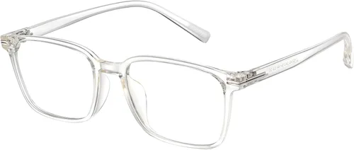 Vista 11 de Dollger - Lentes con bloqueo de luz azul para mujer y hombre, TR90, con marco cuadrado, lentes transparentes, protección ocular para computadora