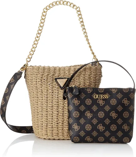 Vista 6 de GUESS Bolsa de cubo Lilica, marrón (Brown Logo)