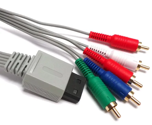 Vista 4 de Importer520 Nintendo Wii Nintendo Wii U Component HDTV AV High Definition AV Cable (Bulk Packaging)