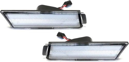 Vista 8 de iJDMTOY Luces LED de posición laterales delanteras para Chevrolet 2010-2015