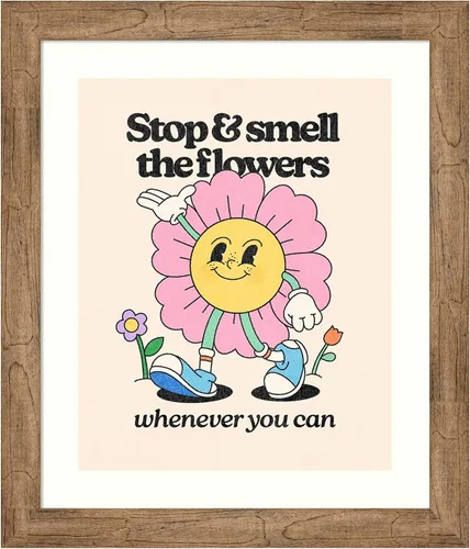 Vista 15 de Amanti Art Framed Wall Art Print 24x20 Retro Cartoon Character I by Victoria Barnes, Humor Wall Art, Whimsical Decor, Small Poster Painting Artwork