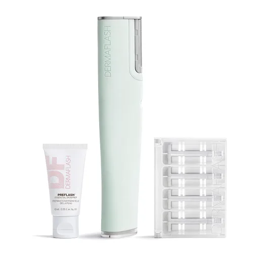 Vista 16 de DERMAFLASH LUXE+ Sonic Dermaplaning Tool for Face Peach Fuzz Removal, Anti-Aging and Exfoliation