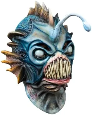 Vista 3 de Ghoulish Productions Máscara de látex de Halloween de pez pescador
