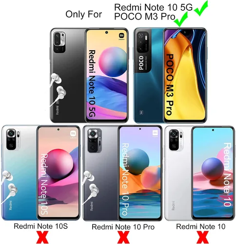Vista 2 de Ibywind Protector de pantalla para Redmi Note 10 5G/Poco M3 Pro 5G, con 2 piezas de vidrio templado, 1 protector de lente de cámara, 1 película