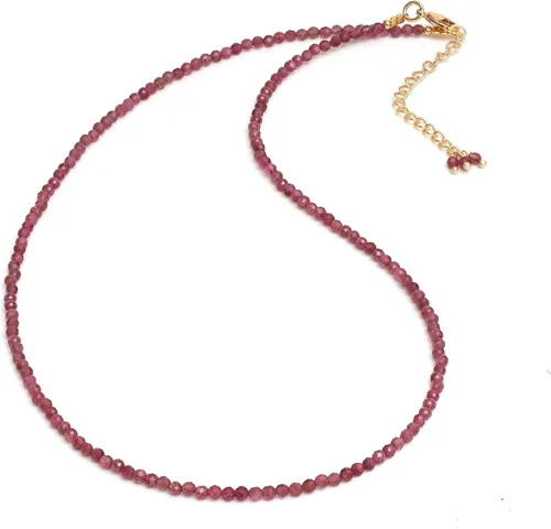 Vista 9 de Gempires - Gargantilla de cristal curativo hecha a mano, hipoalergénica, chapada en oro de 18 pulgadas, elegante joyería de uso diario