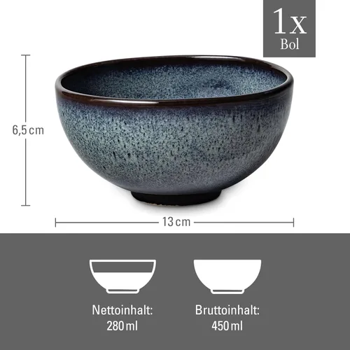 Vista 3 de like. by Villeroy & Boch Cuenco sopa Lave gris, 5.1 in ø, gris
