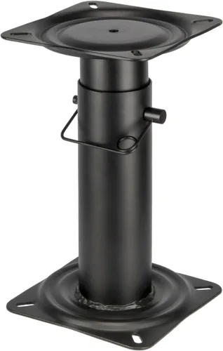 Vista 10 de Base de asiento para asiento de barco, pedestal recubierto de polvo negro
