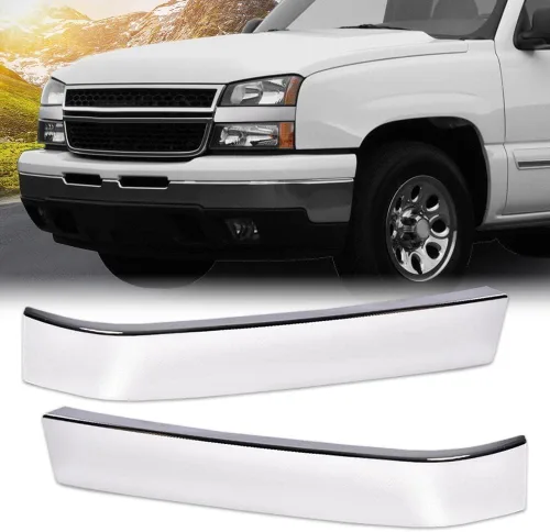 Vista 11 de PIT66 Puertas de marco de faros delanteros, compatible con Ford F150 F250 1992-1996 plateado cromado