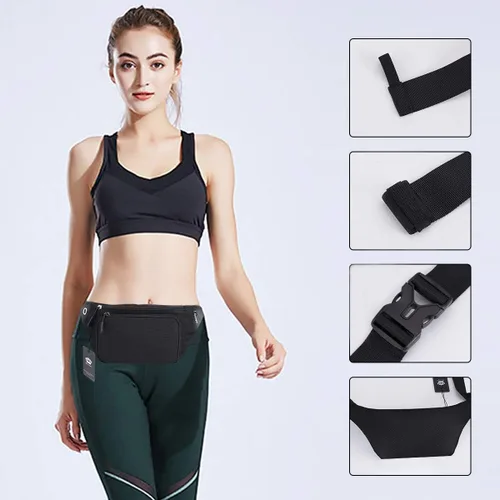 Vista 5 de HUA ANGEL Riñonera cruzada para mujeres y hombres, riñoneras de moda, bolsas cruzadas, cinturón, bolsa de teléfono para viajes deportivos