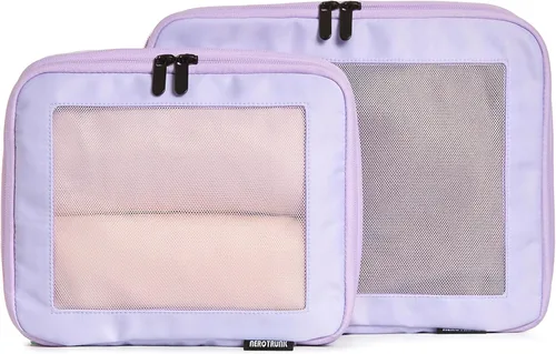 Vista 40 de Aerotrunk Cubos de embalaje de compresión para viajes, paquete de 2, beige