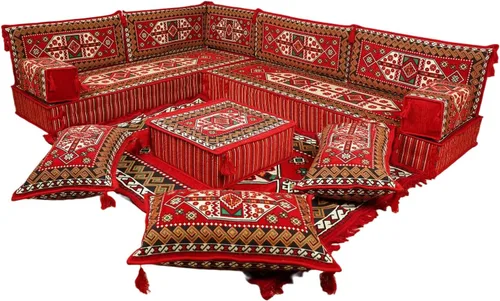 Vista 7 de arabicsofa Cojines Majlis de piso tradicionales: asientos modulares Diwan seccionales