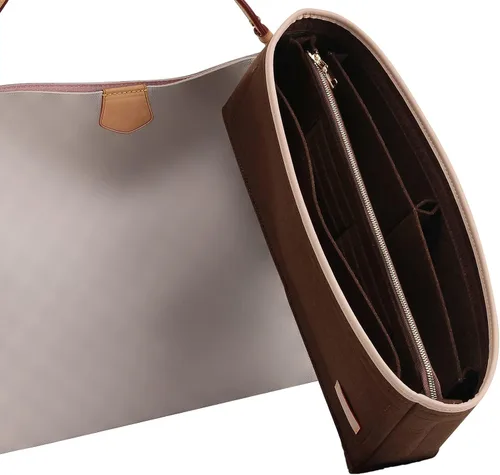 Vista 16 de Doxo Organizador de fieltro para bolso LV Speedy 20, Alma BB, Noe, Beige