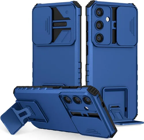 Vista 33 de Funda compatible con Samsung Galaxy M13 5G/A04 Dimensional Soporte Ventana Corredera Teléfono Móvil Funda Protectora a Prueba de Golpes para Samsung