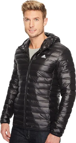 Vista 2 de adidas Varilite - Chaqueta con capucha para hombre, Negro