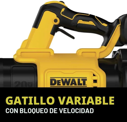 Vista 7 de DEWALT Soplador de hojas MAX* XR de 20 V, 125 MPH, 450 CFM (DCBL722P1)