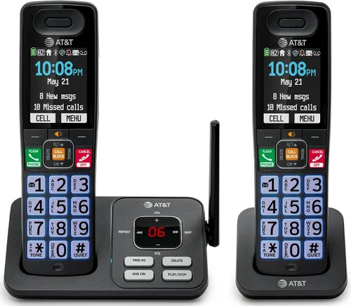 Vista 22 de Teléfono inalámbrico AT&T con sistema de contestador — BL108