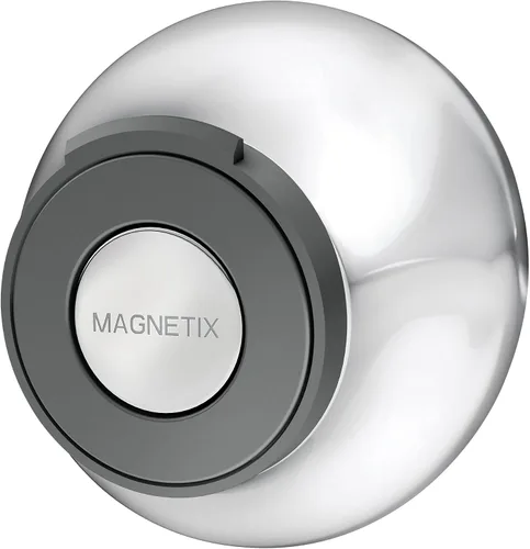 Vista 6 de Moen 186117BN Andamio remoto para duchas de mano Magnetix con soporte de pared incluido o opciones de adhesivo impermeable permanente, níquel Níquel