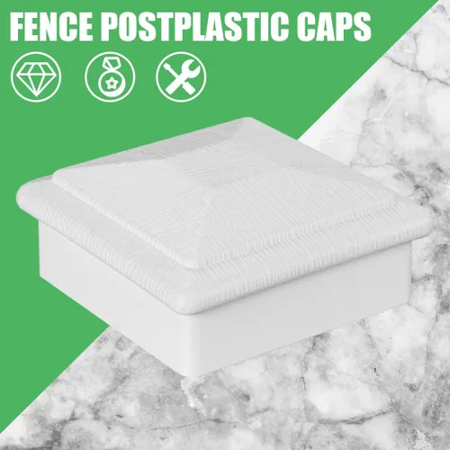 Vista 3 de Tapas para postes de valla para postes de madera de 3.5 x 3.5 pulgadas, cubiertas para postes de madera para vallas, postes de madera, pasillos