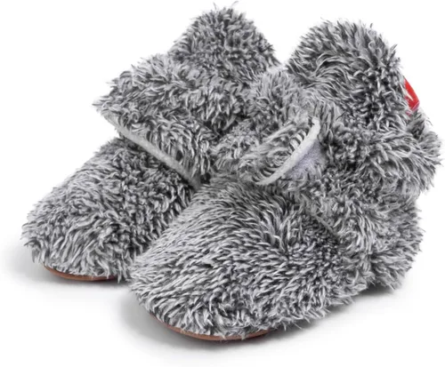 Vista 138 de Sawimlgy - Botines de algodón antideslizantes para recién nacido, con agarre, para cuna o para el invierno