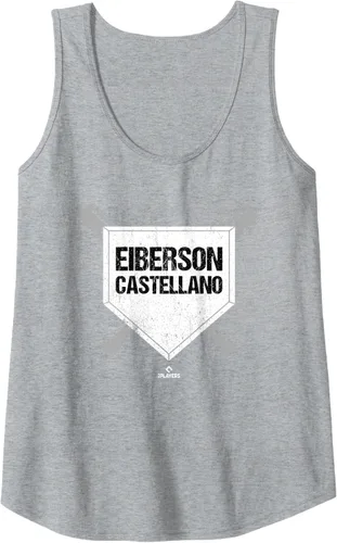 Vista 6 de Homeplate Gameday Eiberson Castellano Prospect Baseball Fan Tank Top
