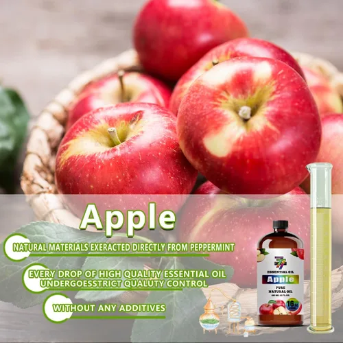 Vista 2 de Aceite esencial de manzana GV77ZF para difusores, humidificadores, velas de bricolaje, jabón, limpieza, hogar, oficina, yoga, masaje, regalos, 16