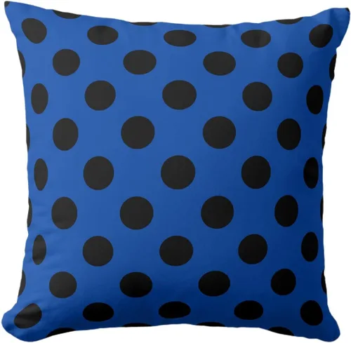 Vista 37 de Fundas de almohada de lunares negros sobre beige de 16 x 16 pulgadas, fundas de almohada decorativas rústicas y cuadradas para decoración del sofá