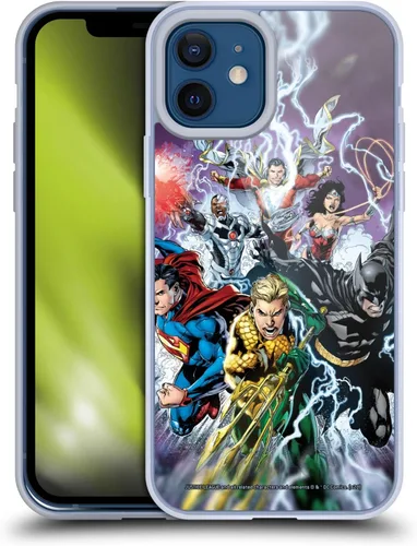 Vista 15 de Head Case Designs Funda de gel con licencia oficial de la Liga de la Justicia DC Comics #10 Darkseid War Comic Book Cover