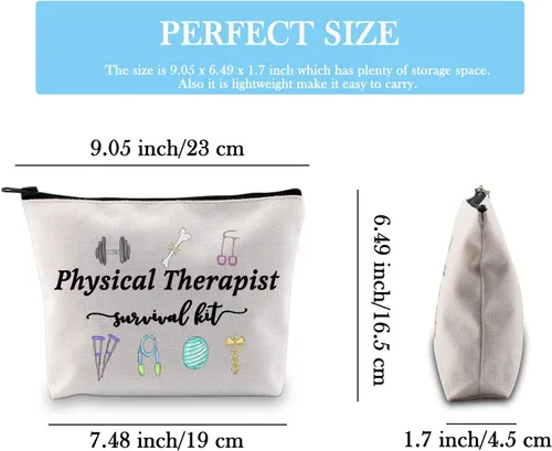 Vista 2 de GJTIM Physical Therapist Gift PT Apreciation Thank You Gift Physical Therapist Survival Kit Bolsa de maquillaje