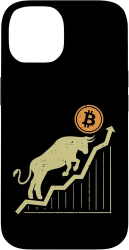 Vista 4 de Bitcoin Bull Graph Bullish BTC Crypto Cryptocurrency Trader Case for iPhone 17
