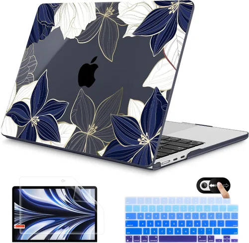 Vista 17 de Mektron Funda para MacBook Air 2025 M4 de 13.6 pulgadas A3240 Compatible con 2023 A2681 M2 2024 A3113 M3 Chip con Liquid Retina Display Touch ID