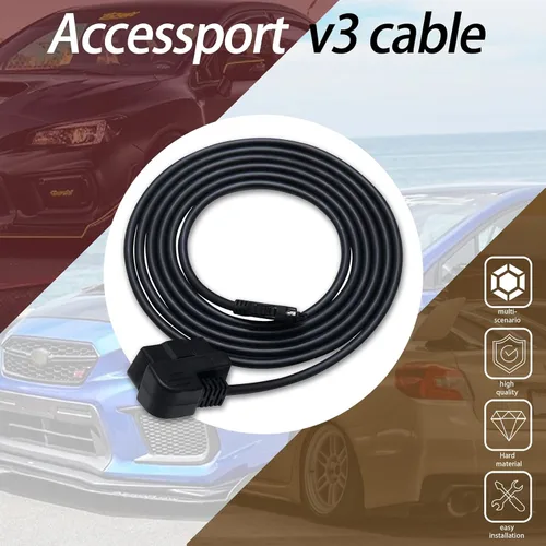 Vista 5 de XTPTFABS Cable OBD2 del puerto de acceso, cable OBDII flexible extendido