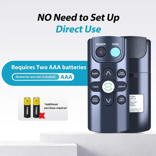 Vista 7 de ZWP 210901707 Control remoto de repuesto para aire acondicionado de ventana TCL W5W31-B W5W3M-B W5W3M-3 W6W32-B W8W91-B W10W91-B TAW05CRB19