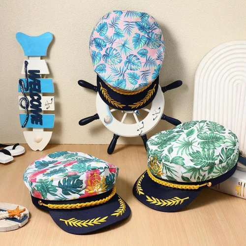 Vista 6 de KESYOO 3 sombreros de marinero para adultos, sombreros de capitán bordados, sombrero de capitán náutico para fiesta náutica para hombres y mujeres