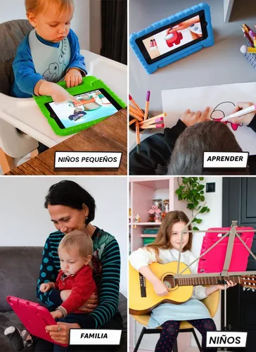 Vista 7 de Cooper Dynamo - Funda protectora resistente para Samsung Tab A 10.1 (2016) T580 T585 solo Funda a prueba de niños con soporte, asa, protector