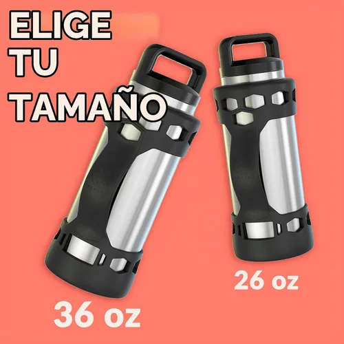 Vista 7 de Funda protectora de silicona para botella con asa, accesorios para botella de 26 oz y 36 oz de acero inoxidable