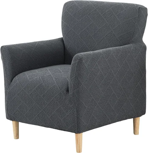 Vista 39 de HAOYONG - Funda elástica de terciopelo para silla de banquete, fundas para sillas de 1 pieza, fundas para sillones de sofá, funda suave para sillón