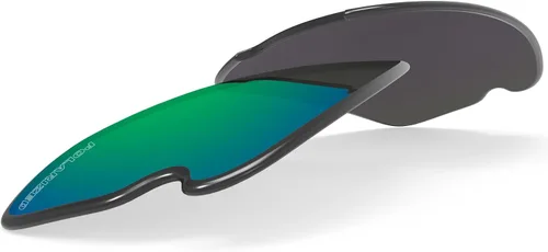 Vista 2 de BLAZERBUCK Lentes De Repuesto Polarizadas & Kit De Calcetines Para Oakley Flak 2.0 OO9295 - Verde Esmeralda