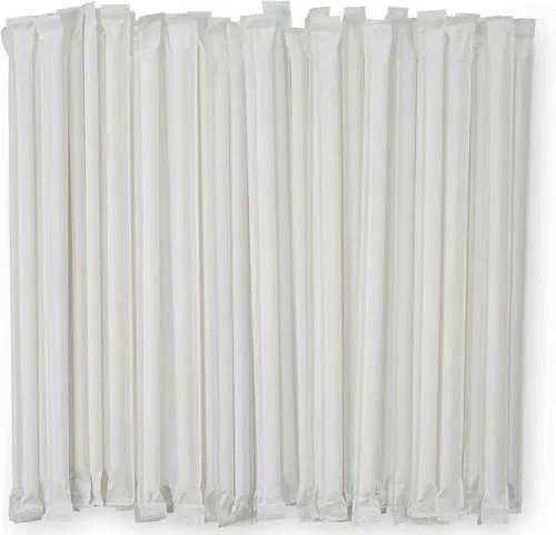 Vista 9 de DuraHome Paquete de 1000 pajitas agitadoras envueltas individualmente, color negro de 5.75 pulgadas desechables de plástico para beber para cócteles