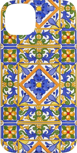 Vista 15 de Sicilian,Italian,Summer,Tiles,Mosaic,Majolica Art Case for iPhone 17