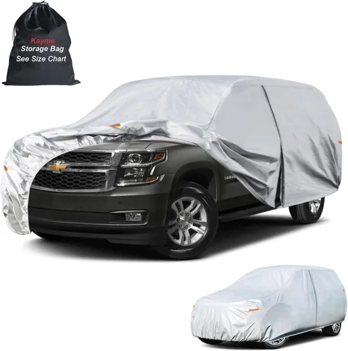 Vista 53 de Kayme Funda impermeable para automóvil deportivo para todo tipo de clima. Consulta la tabla de tallas del vehículo para un ajuste preciso. Cubierta